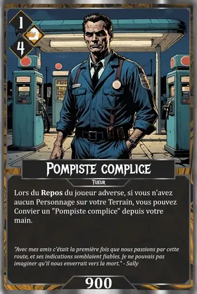 Carte Pompiste complice
