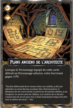 Carte Plans anciens de l'architecte