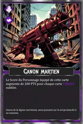 Carte Canon martien
