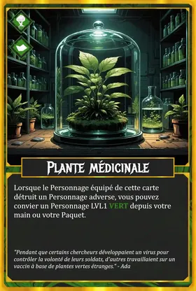 Carte Plante médicinale
