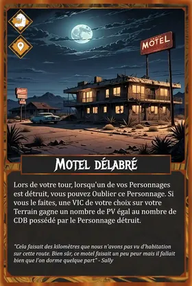 Carte Motel délabré