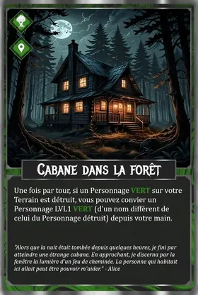 Carte Cabane dans la forêt