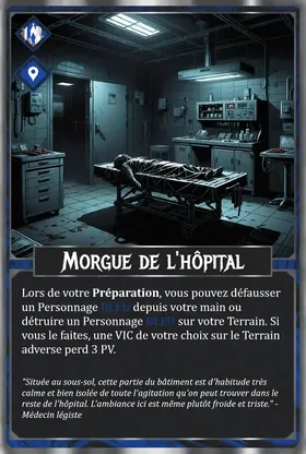 Carte Morgue de l'hôpital