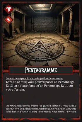 Carte Pentagramme